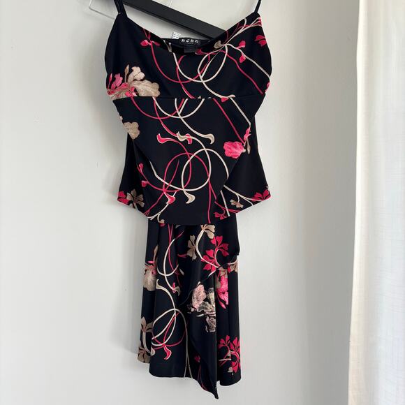 RARE VTG BCBG PARIS Floral Top & Midi Skirt (Matching Set) Y2K Size Medium - Picture 1 of 11